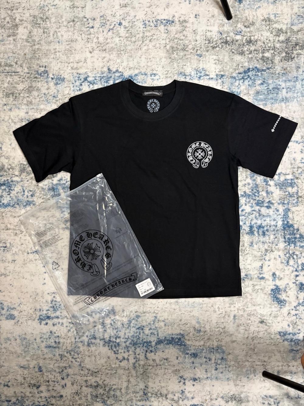 Chrome Hearts Black Short Sleeve Logo Tee